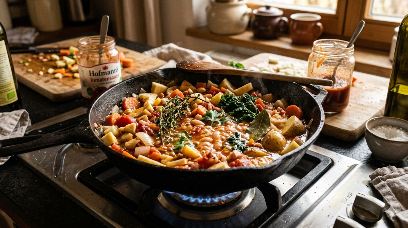 Use what you have. The quiet sustainability of cooking from your fridge.