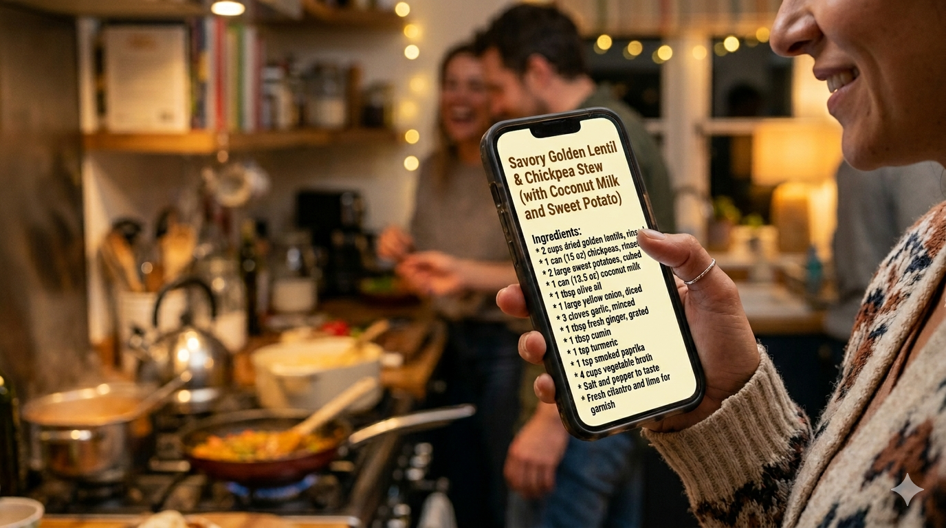 Sharing what you cooked. Why a recipe that started with a fridge photo is worth passing on.